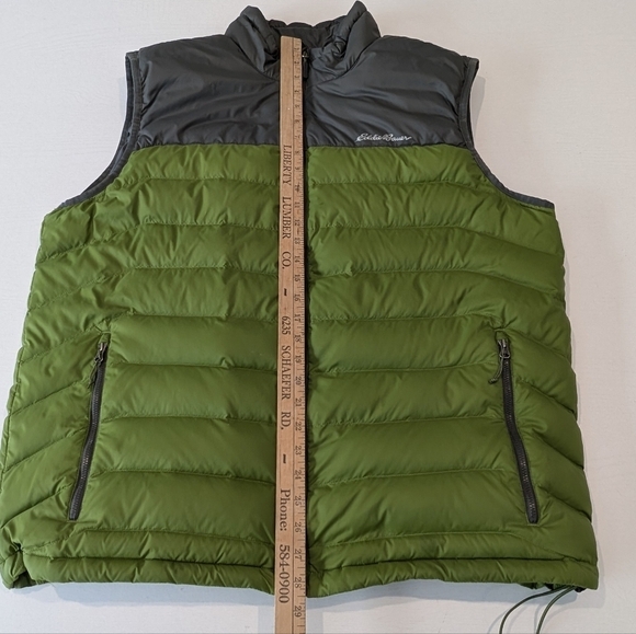 Eddie Bauer Down Puffer Vest Men's XLT - Picture 10 of 10